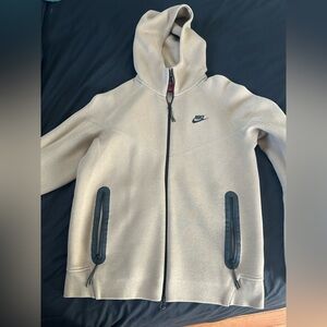 Nike Tan Hoodie with Black Trim